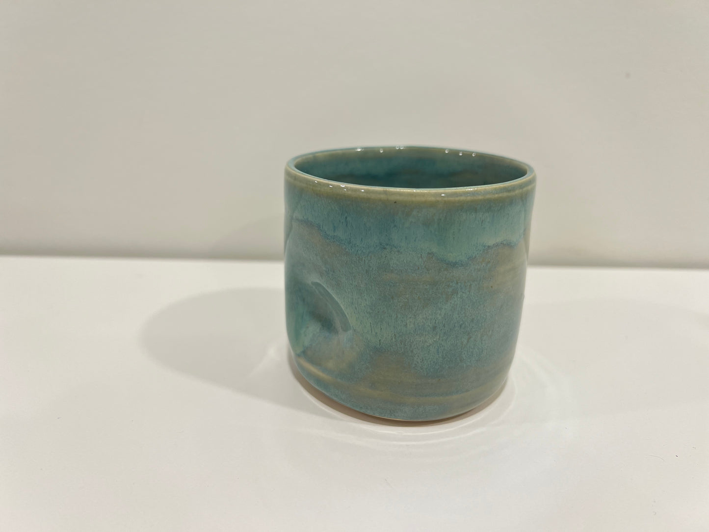 Thumbprint Tumbler - Teal #1