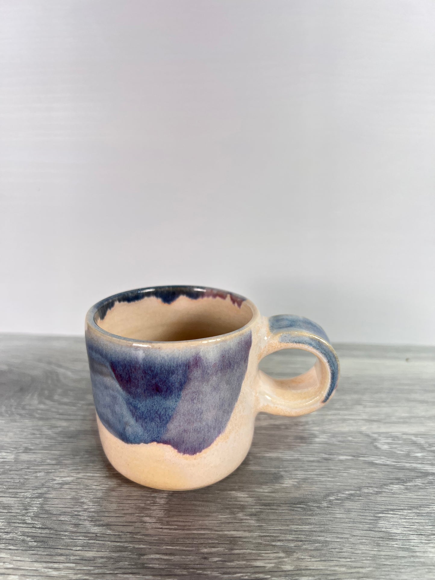 Espresso Cup - Blue and Cream #1