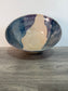 Large Bowl - Blue and Cream