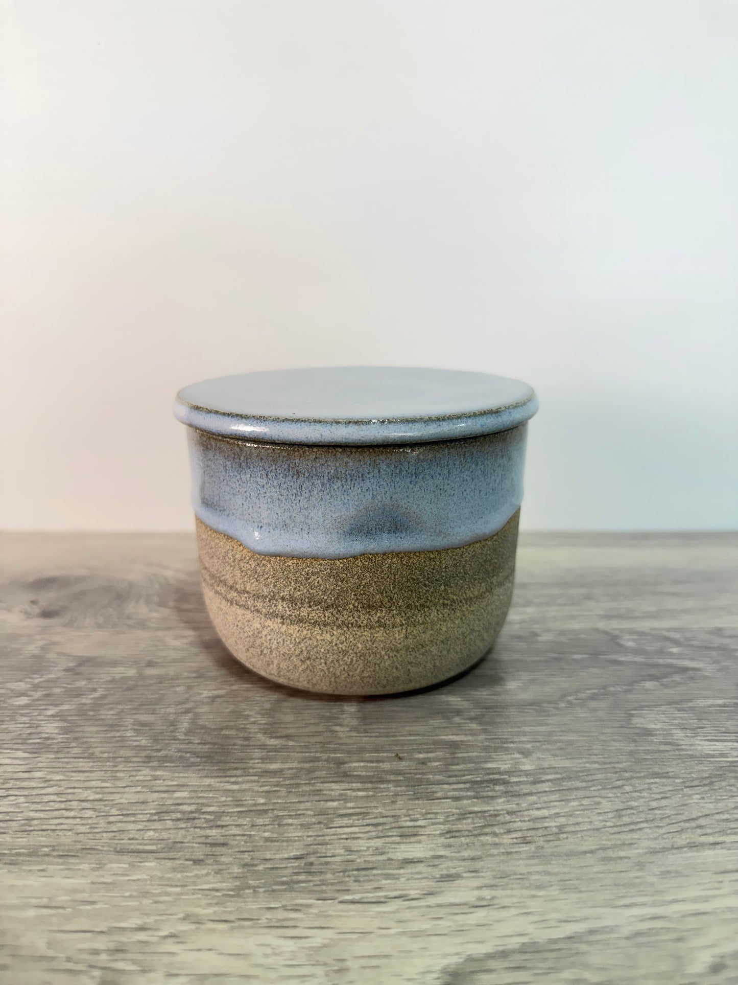 French Butter Dish - Ice Blue