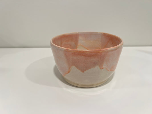 Medium Bowl - Peach and Cream