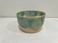 Medium Bowl - Green and Cream