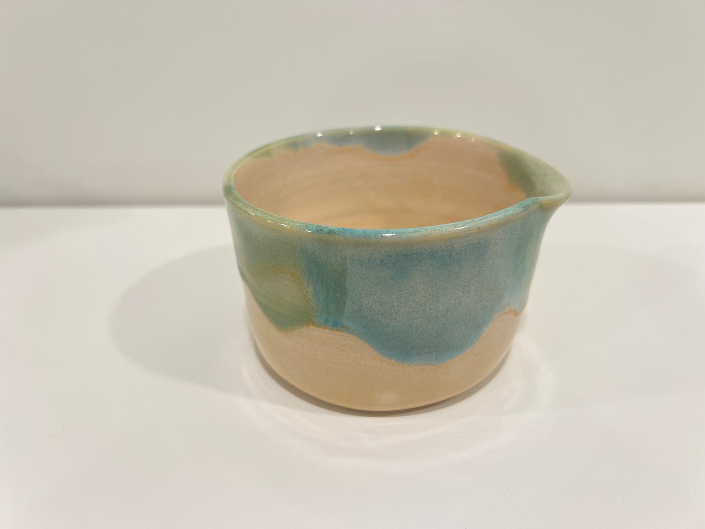 Matcha Bowl - Green and Cream #1