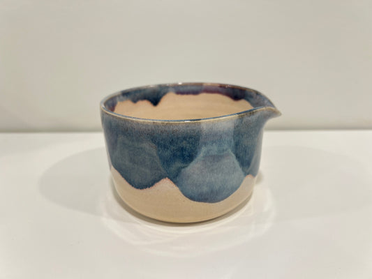 Matcha Bowl - Blue and Cream #2
