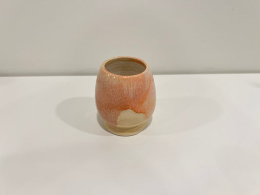 Matcha Whisk Holder - Peach and Cream #1