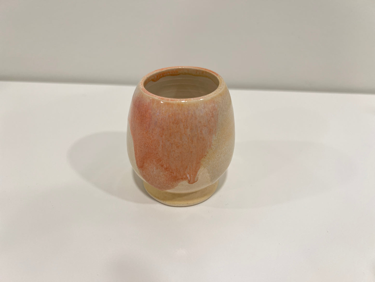 Matcha Whisk Holder - Peach and Cream #1