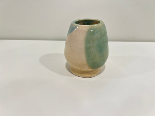 Matcha Whisk Holder - Green and Cream #2