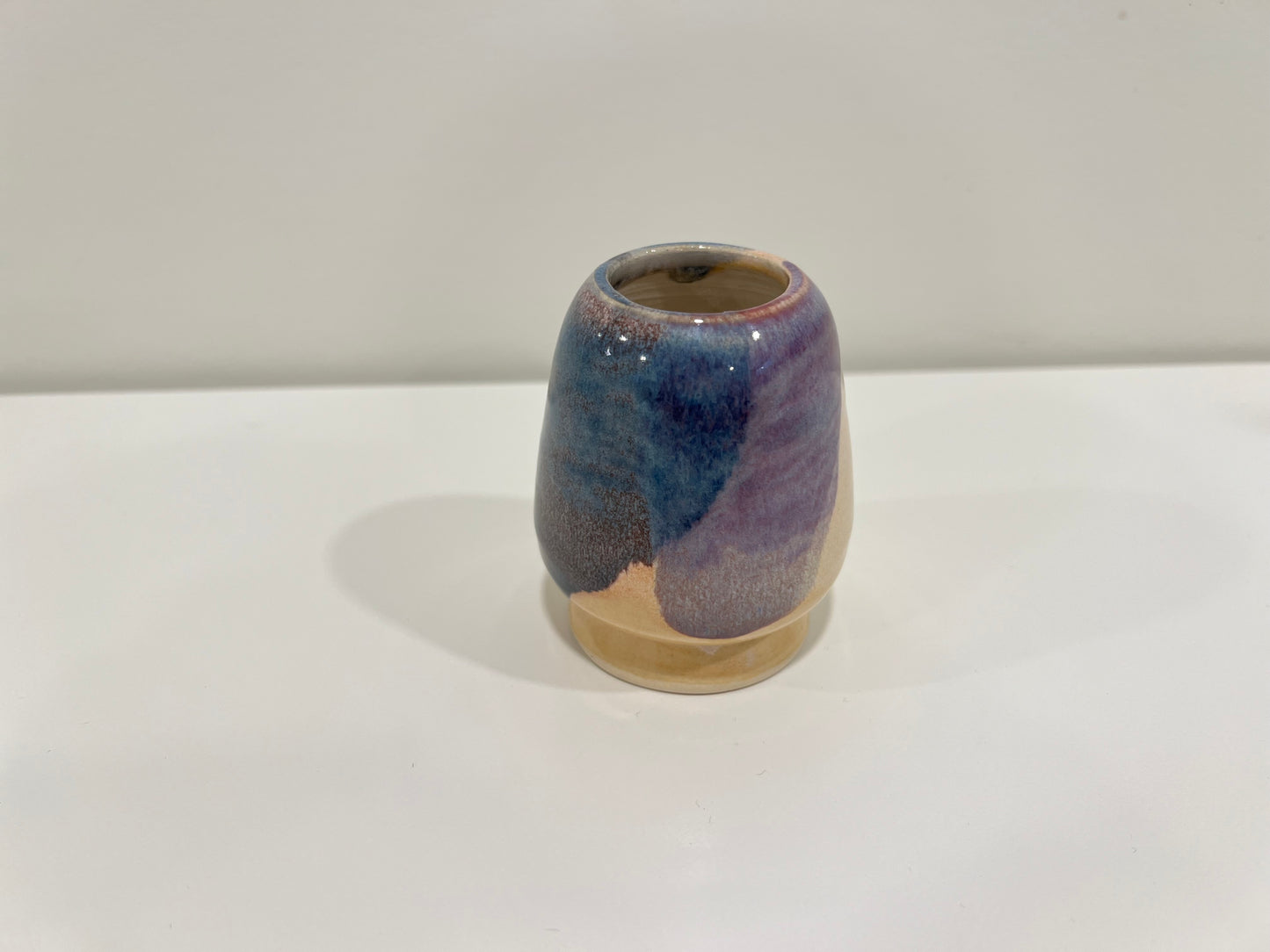 Matcha Whisk Holder - Blue and Cream #1