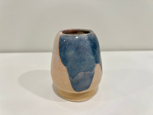 Matcha Whisk Holder - Blue and Cream #1