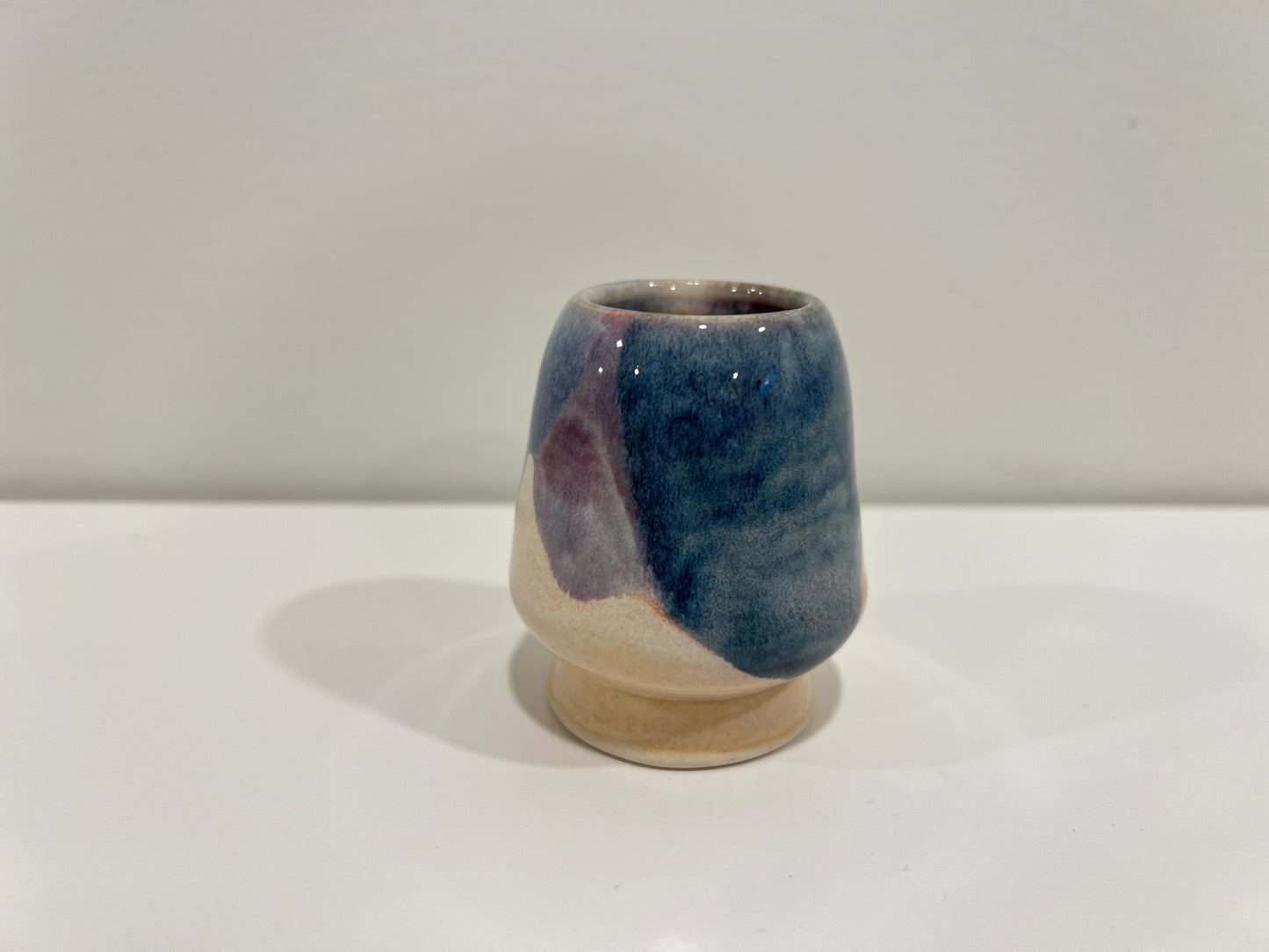 Matcha Whisk Holder - Blue and Cream #2