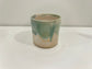 Thumbprint Tumbler - Green and Cream #4
