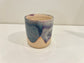 Thumbprint Tumbler - Blue and Cream #3