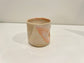 Thumbprint Tumbler - Peach and Cream #1