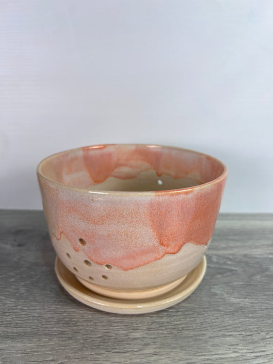 Berry Bowl - Peach and Cream