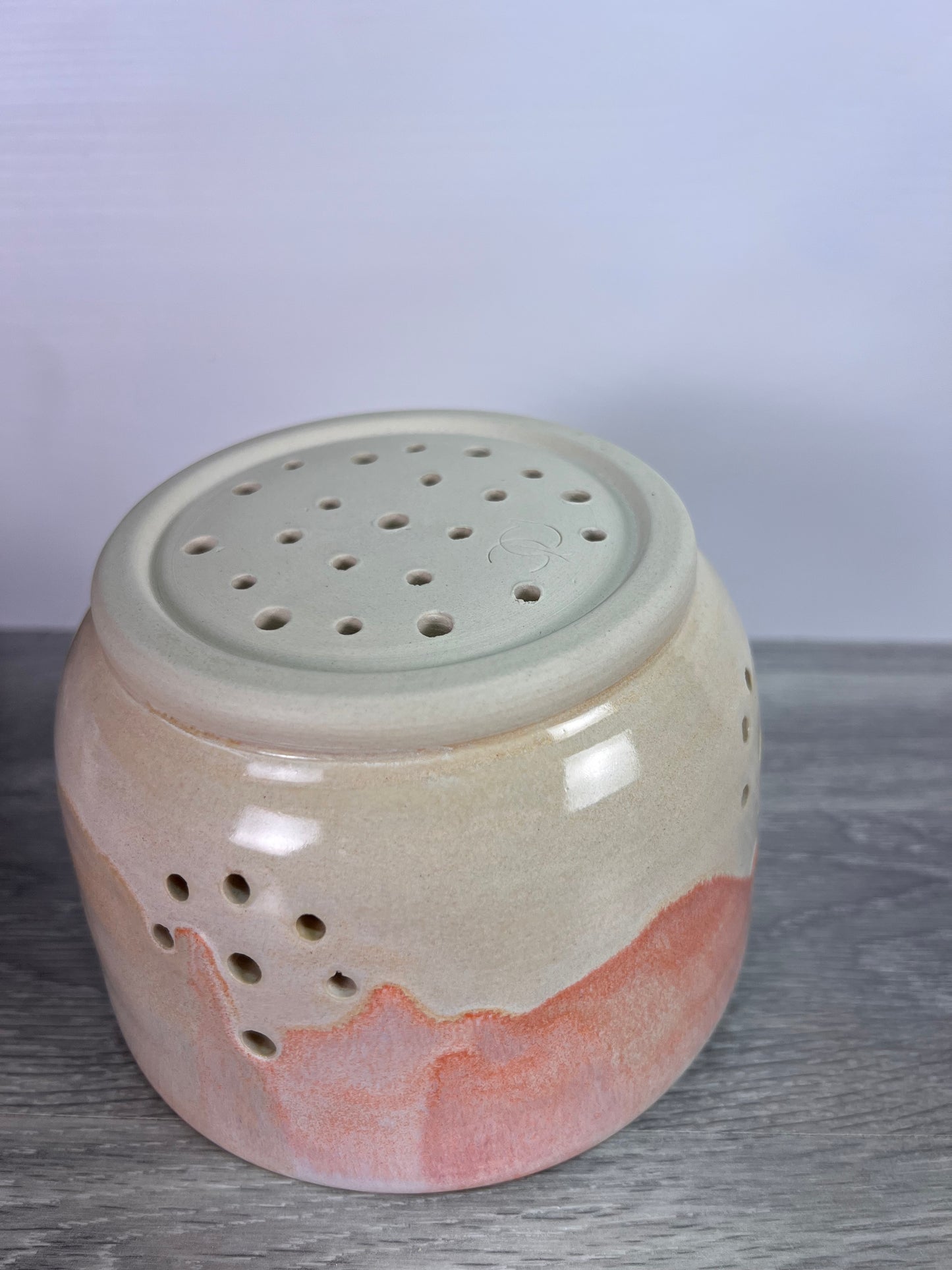 Berry Bowl - Peach and Cream