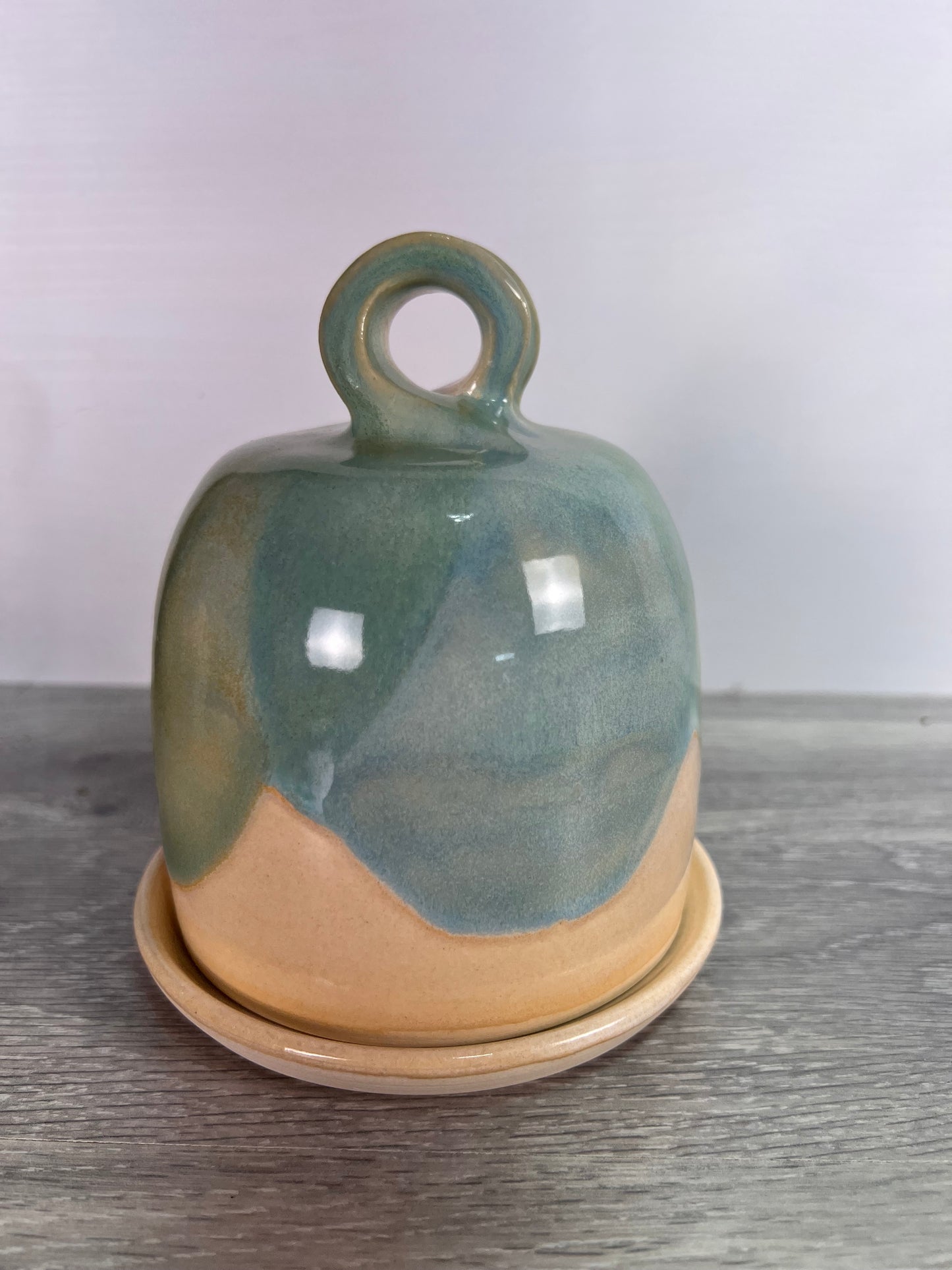 Butter Bell - Green and Cream