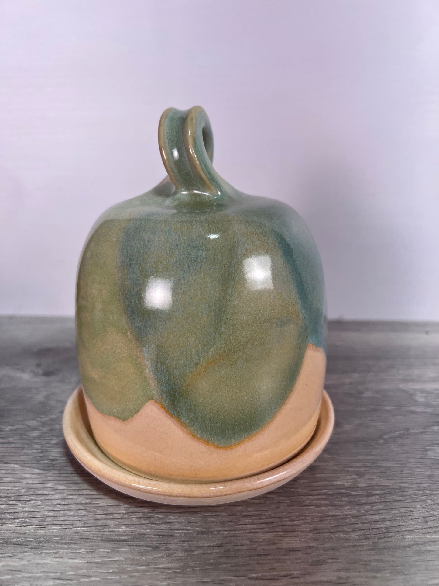 Butter Bell - Green and Cream