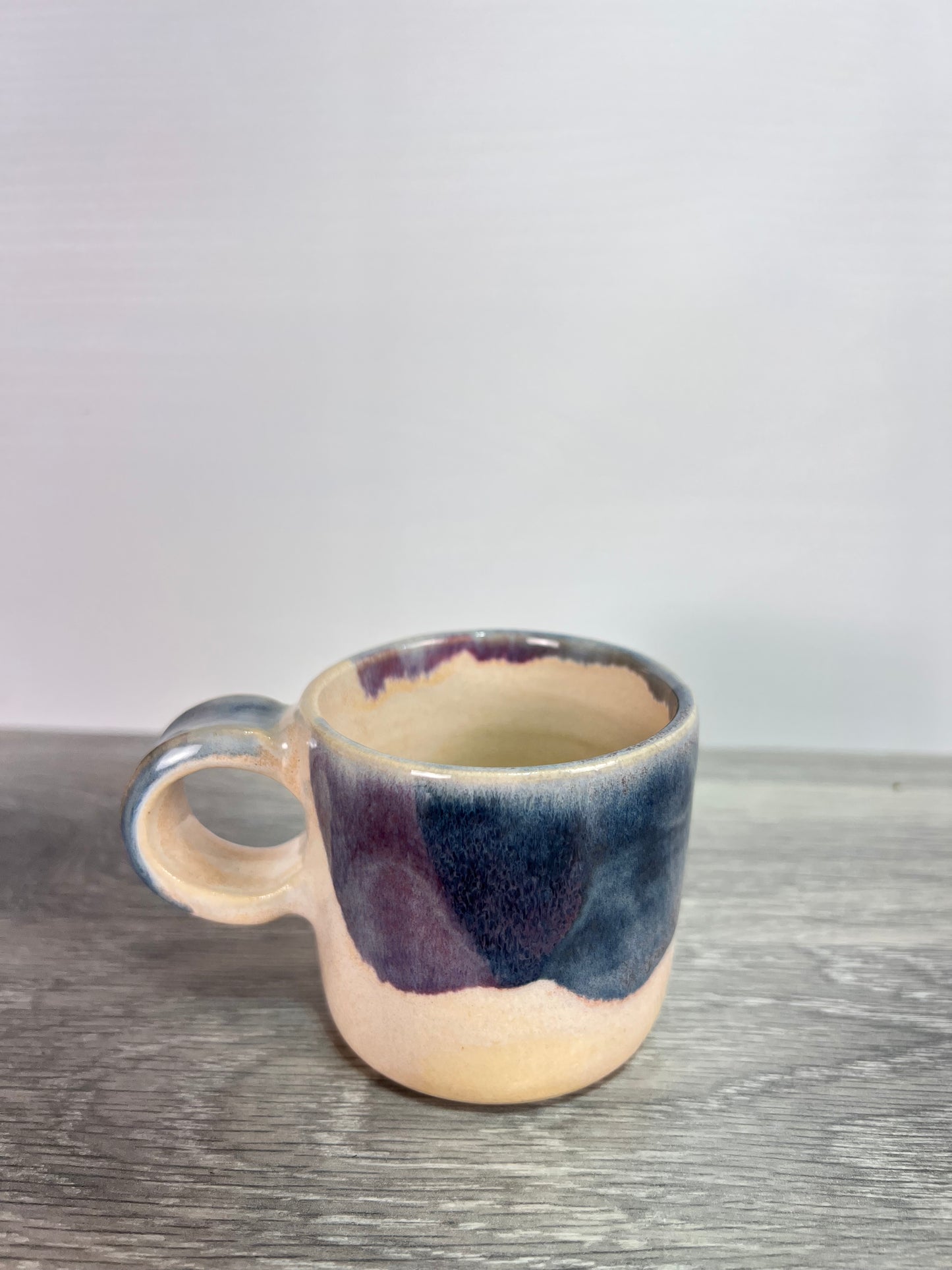Espresso Cup - Blue and Cream #1