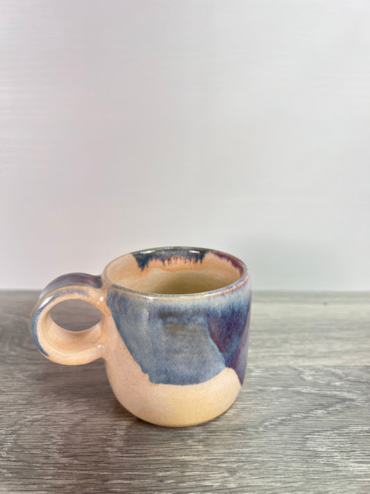 Espresso Cup - Blue and Cream #2