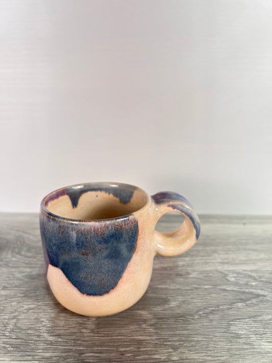 Espresso Cup - Blue and Cream #2