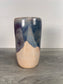 Tall Thumbprint Tumbler - Blue and Cream #1